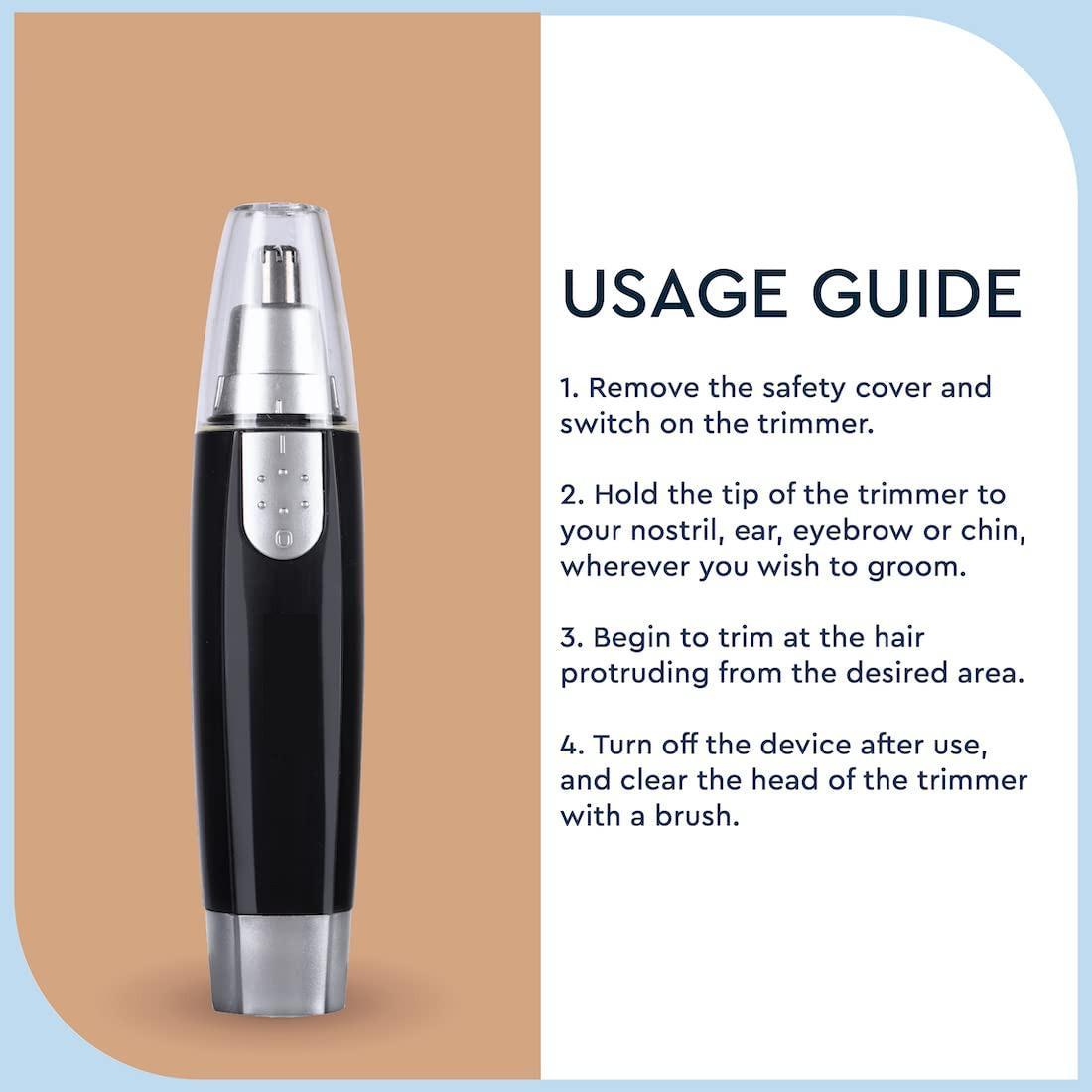 Electric trimmer for nose ,eyebrows ,ear